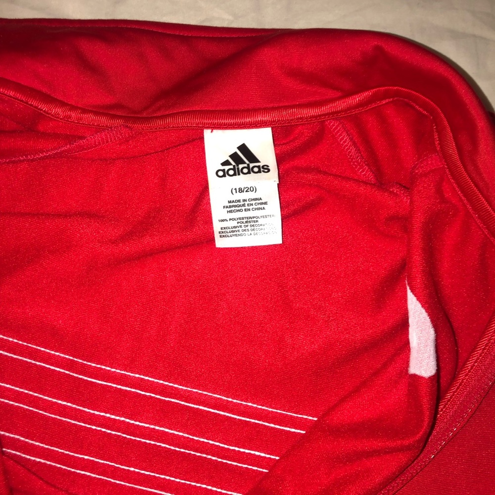 Red Adidas jacket - Picture 3 of 3
